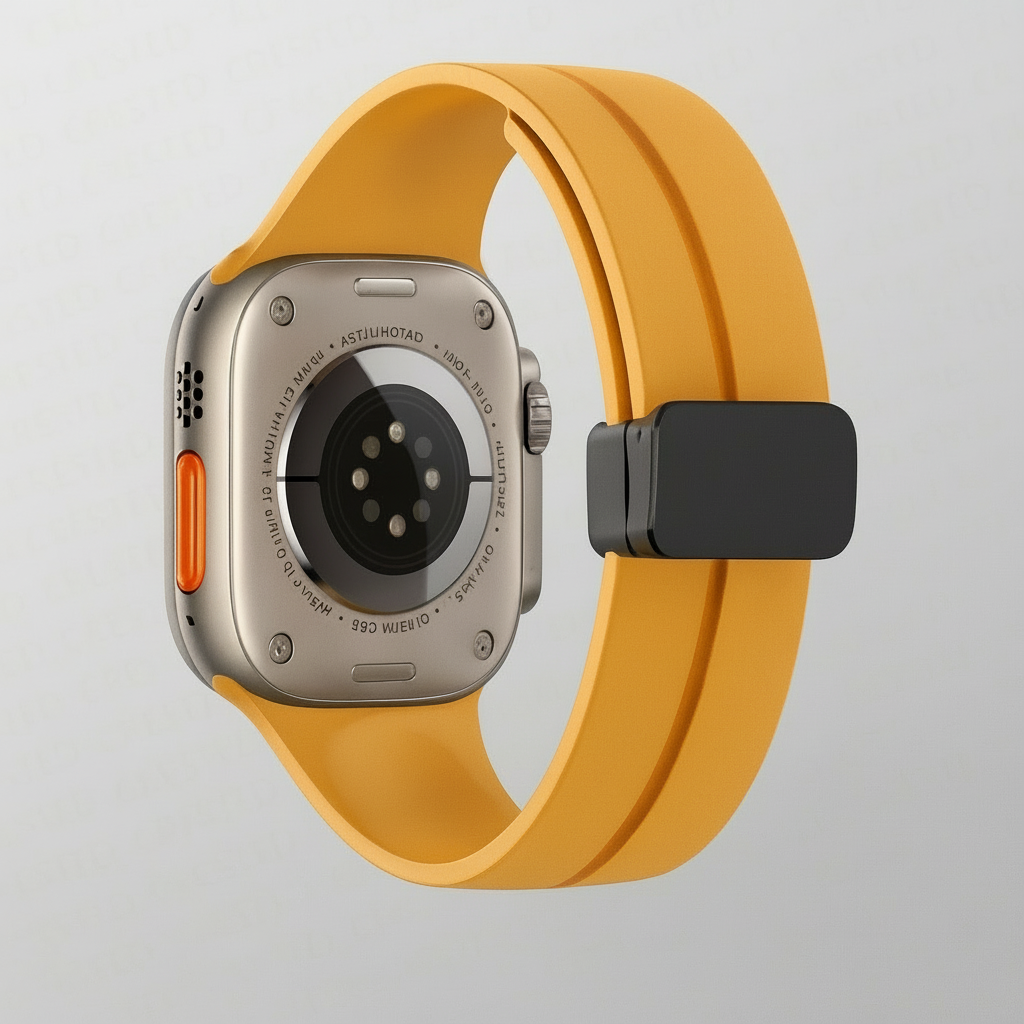 Pulseira de silicone com fecho magnético para Apple Watch