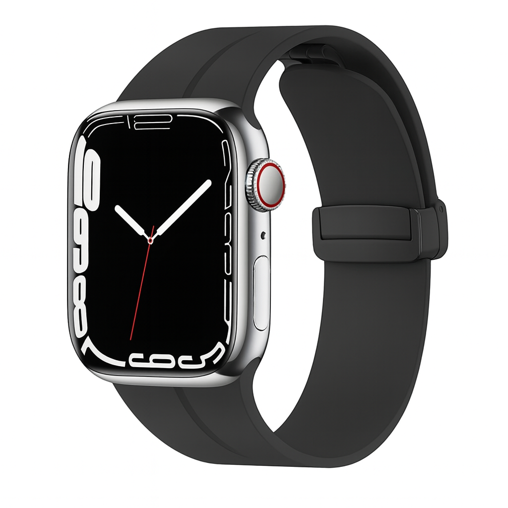 Pulseira de Silicone com Fecho Magnético para Apple Watch