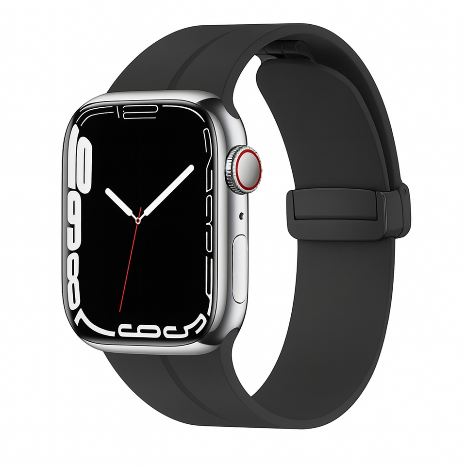 Pulseira de silicone com fecho magnético para Apple Watch