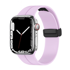 Pulseira de silicone com fecho magnético para Apple Watch