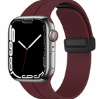 Pulseira de silicone com fecho magnético para Apple Watch