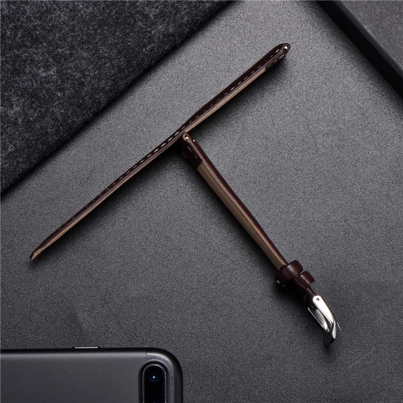 Pulseira de couro genuíno para Apple watch 1 2 3 4 5 6 7 smartwatch 38mm 40mm 42mm 44mm 45mm