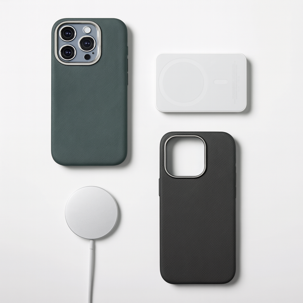 Case para iPhone - Couro Texturizado