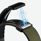 Pulseira Premium em Couro com Fecho Magnético para Apple Watch