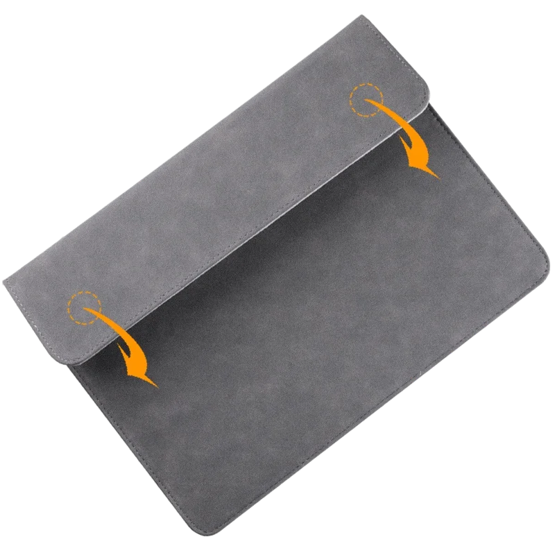 Bolsa de couro para laptop 