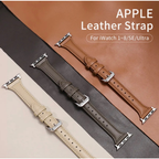 Pulseira De Relógio Feminina De Couro Silm Para Apple Watch