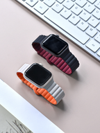 Pulseira De Silicone Magnética Para Apple Watch Band Série 11 10 46mm Ultra 49mm 9 3 Compativel iWatch 38/40/41/44/45mm