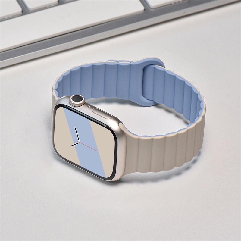 Pulseira Magnética para Apple Watch em Silicone