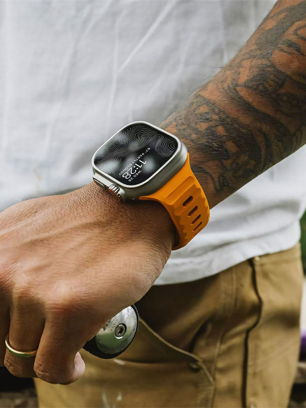 Pulseira Esportiva De Silicone Para Apple Watch 