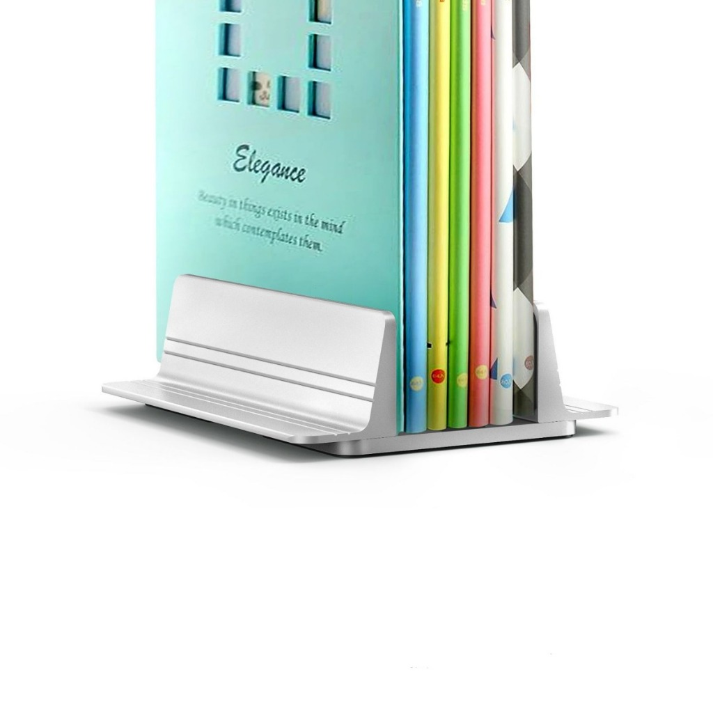 Suporte De Mesa Aluminio Vertical Duplo Ajustável Para Notebook Tablte ZH005-B