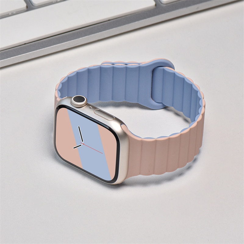 Pulseira Magnética para Apple Watch em Silicone