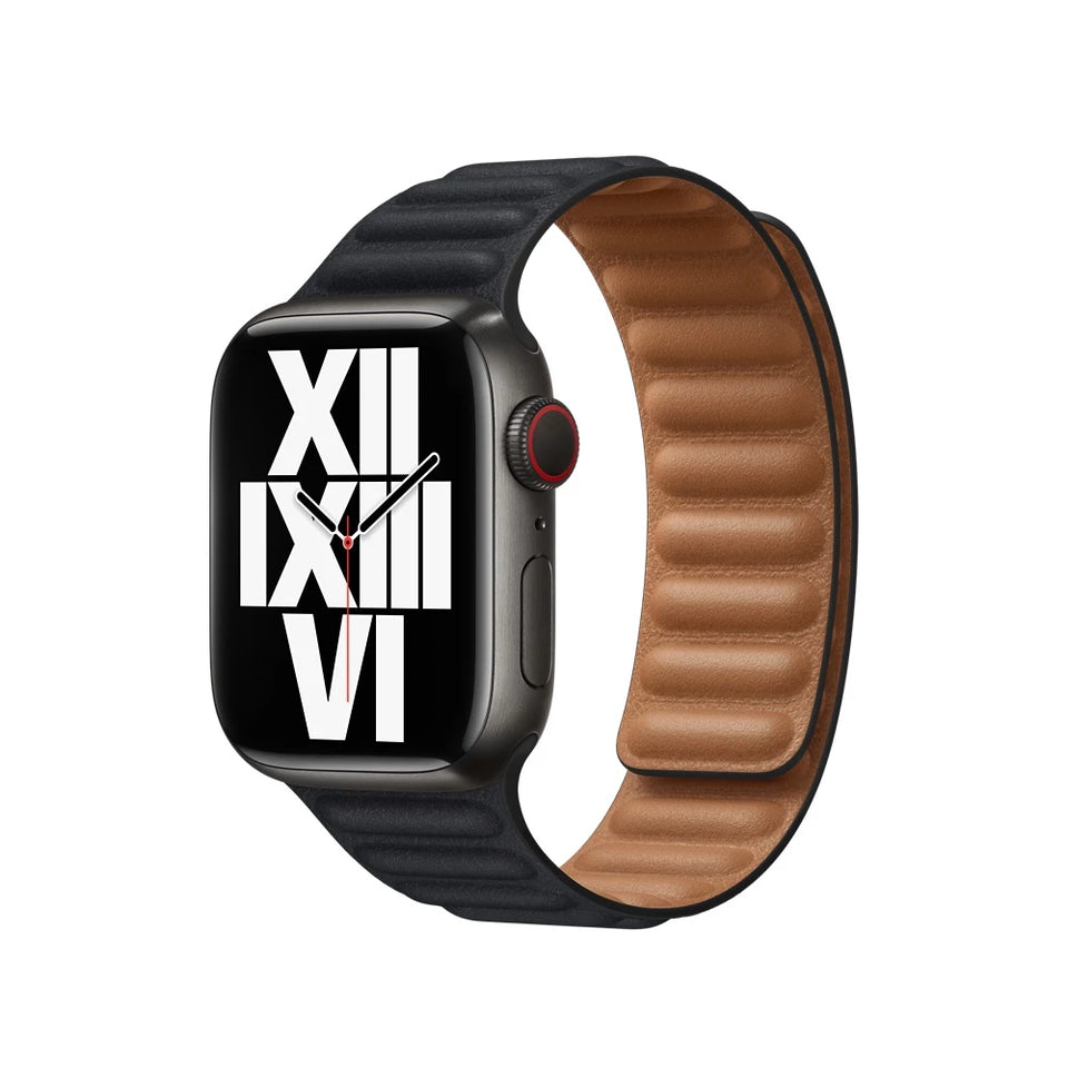 Pulseira Magnética em Couro para Apple Watch - MagBand Lux™ –