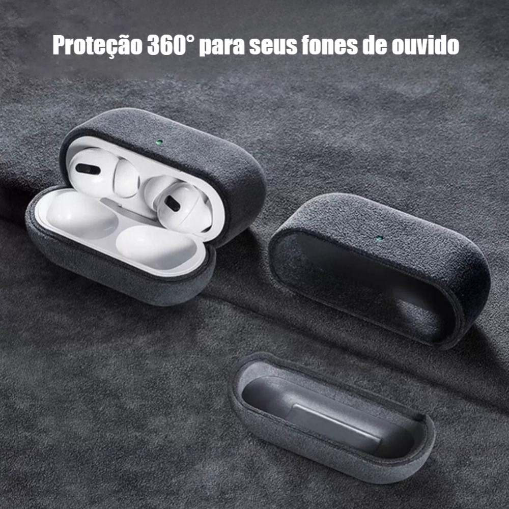 Capa Protetora Italiana De Couro De Luxo Para AirPods Pro3 Geração De Fones De Ouvido AirPods pro2