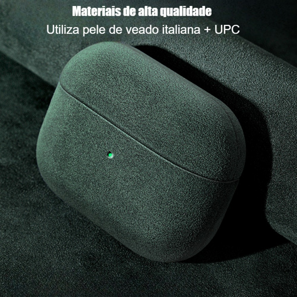 Capa Protetora Italiana De Couro De Luxo Para AirPods Pro3 Geração De Fones De Ouvido AirPods pro2
