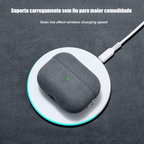 Capa Protetora Italiana De Couro De Luxo Para AirPods Pro3 Geração De Fones De Ouvido AirPods pro2