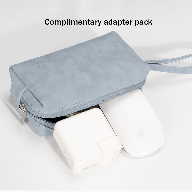 2 Em 1 Bolsa Para Laptop De Camurça Macia Macbook Pro 13.3 14 15.6 Polegada Manga Capa Flip Impermeável