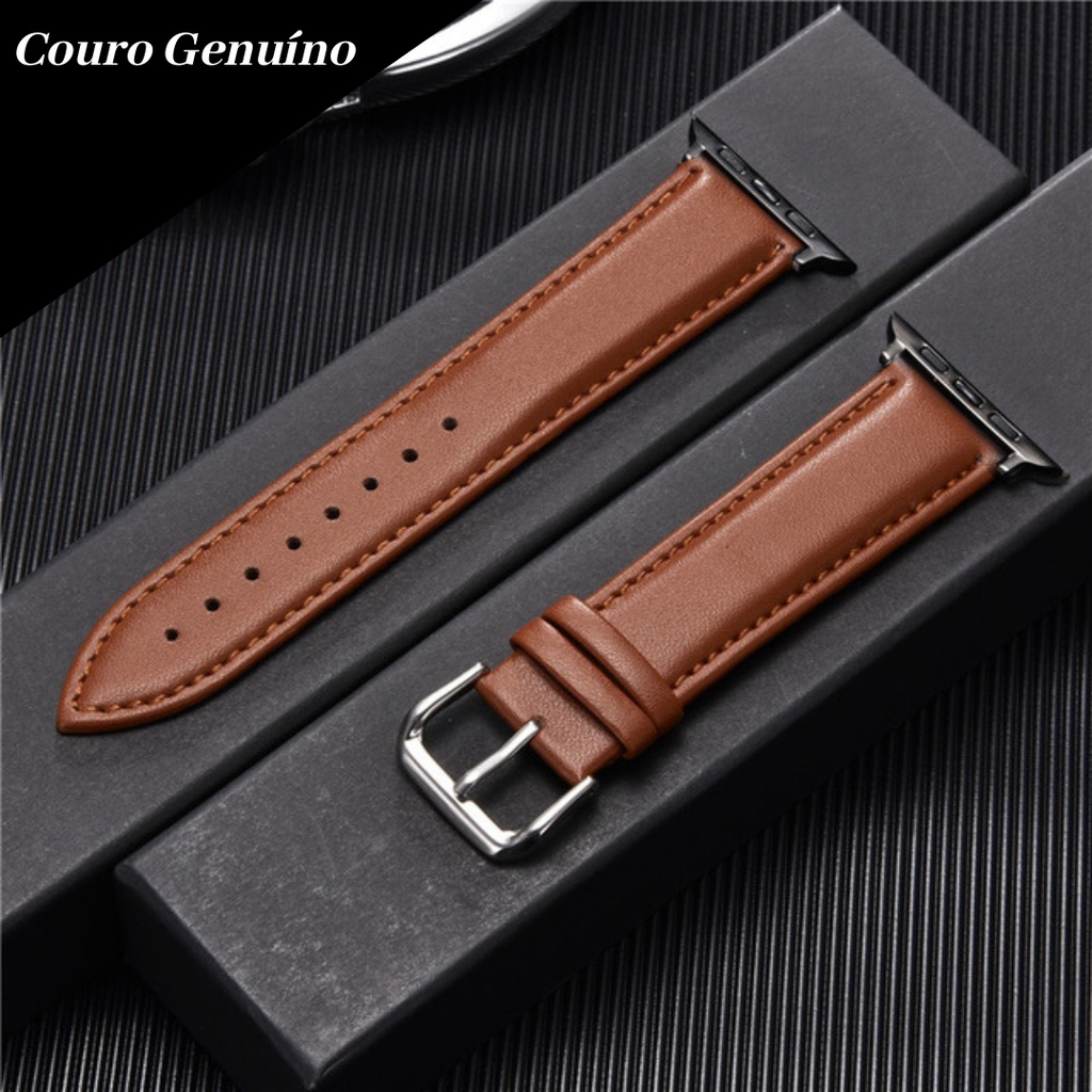 HeritageBand™ – Pulseira de Couro Genuíno para Apple Watch