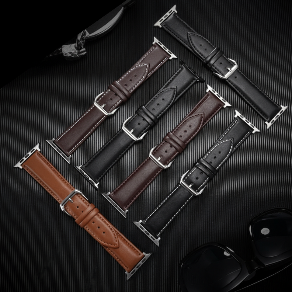Pulseira de Couro Genuíno para Apple Watch - HeritageBand™