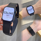 Pulseira Magnética De Couro Para Apple Watch 