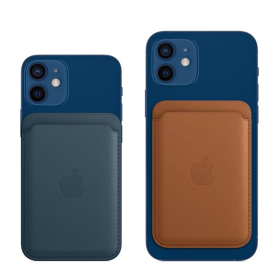 Capa De Couro Com LOGO MagSafe Para iPhone15141312 Pro Max/Mini Porta Cartão/Carteira Magnética Compartimentos De Bolso