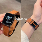 Pulseira De Couro Para Apple Watch - Fivela Magnética IWatch Série 10 9 8 7 6