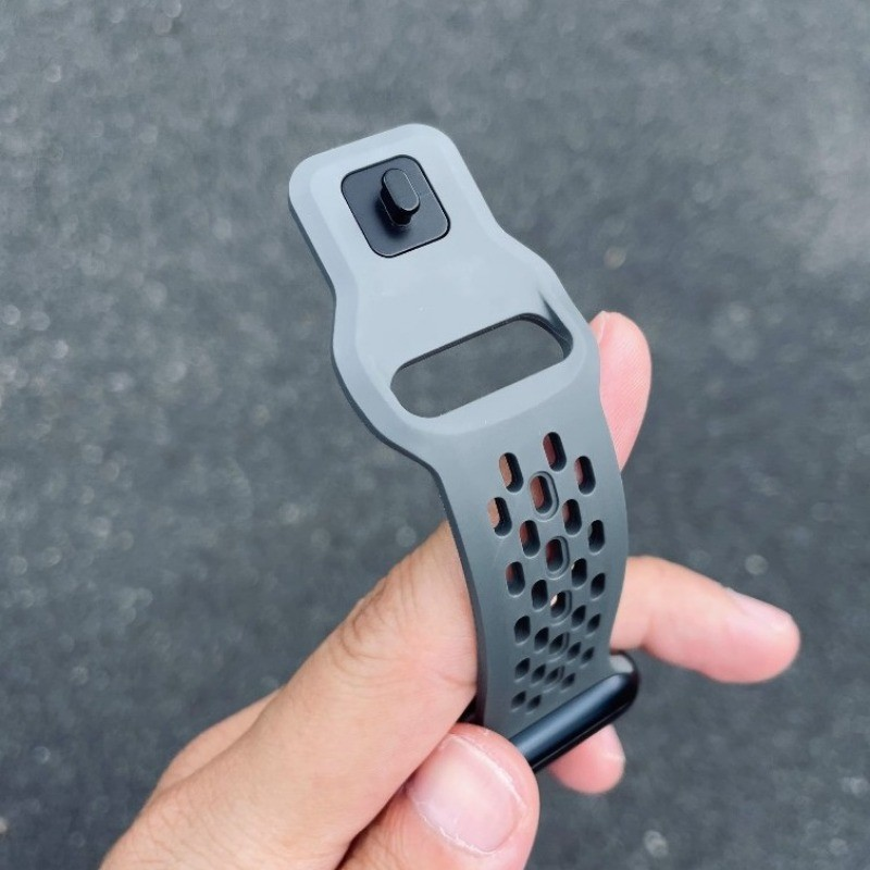 Pulseira De Silicone Respirável Para Apple Watch 10 42mm 46mm Ultra 2 49mm Macia Esportiva À Prova De Suor iWatch 45mm 4