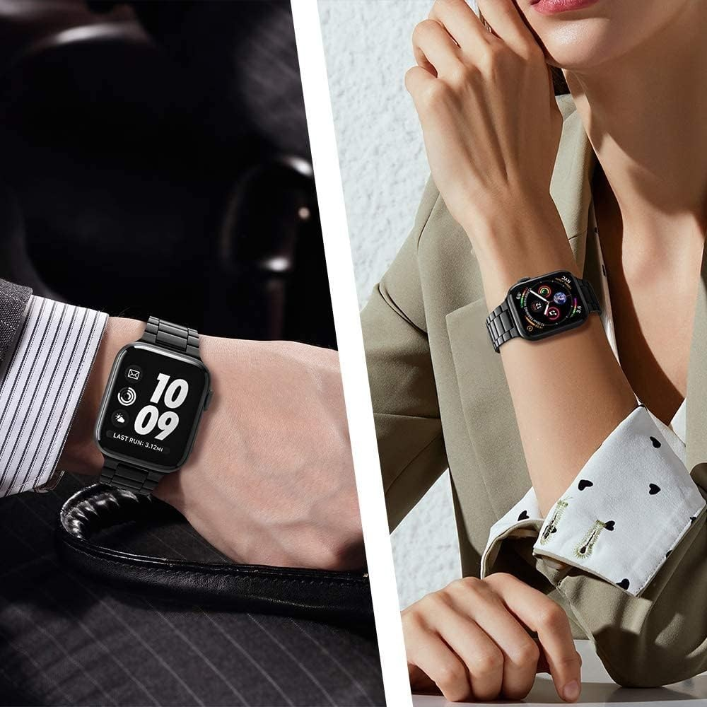 Pulseira De Aço Inoxidável Para Apple 