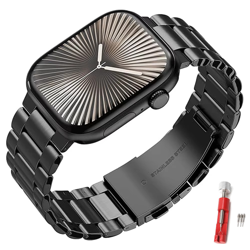 Pulseira De Aço Inoxidável Para Apple Watch